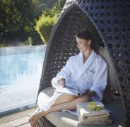 Lounger by Outdoor Pool Farnham Estate