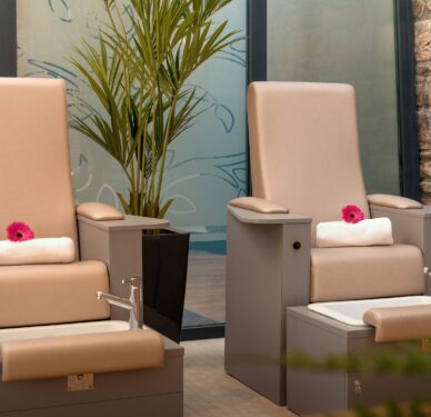 Pedicure area
